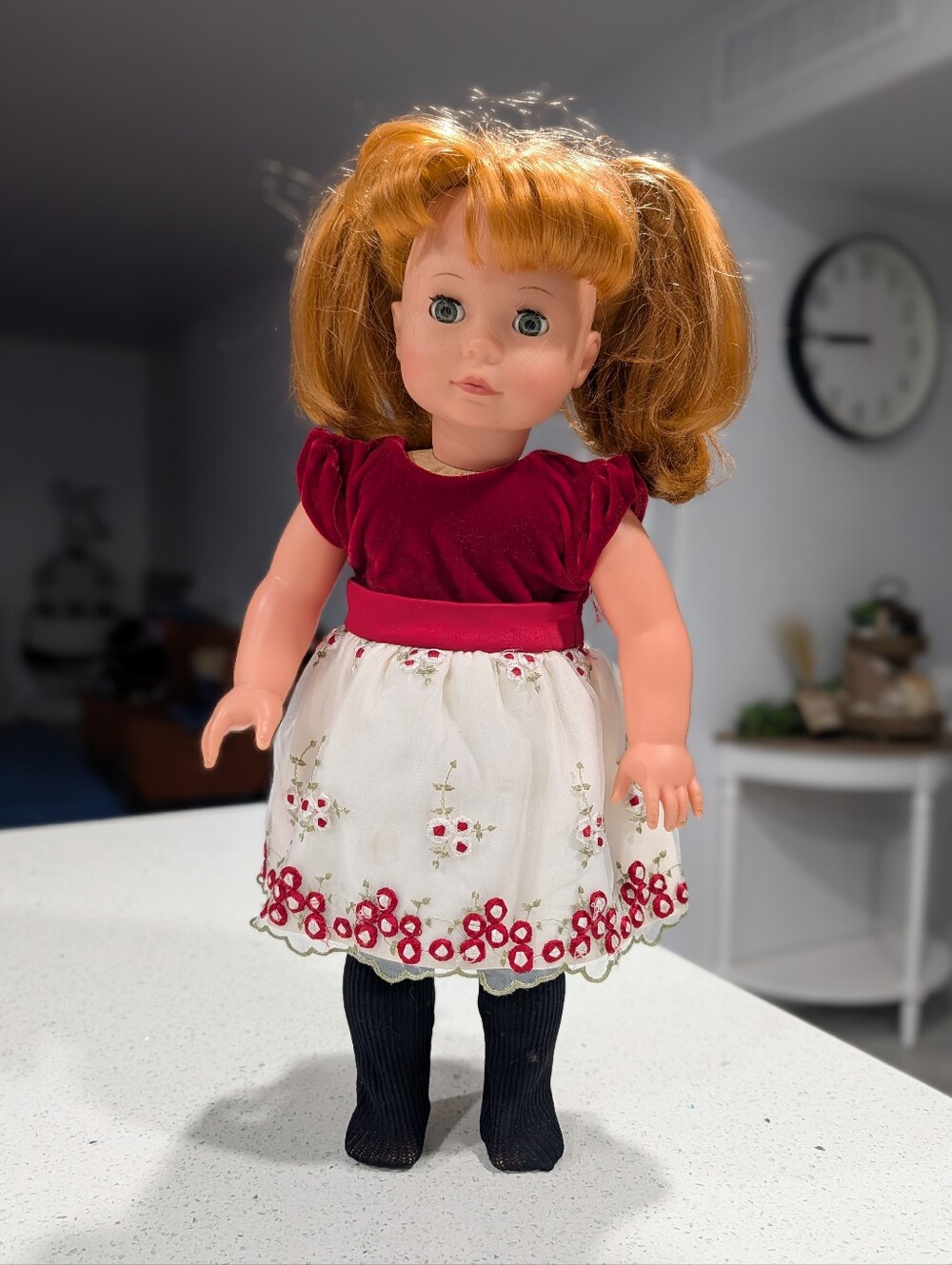 SUPER RARE VINTAGE Gotz Germany Pre- American Girl Doll 18" Red Haired Ginger